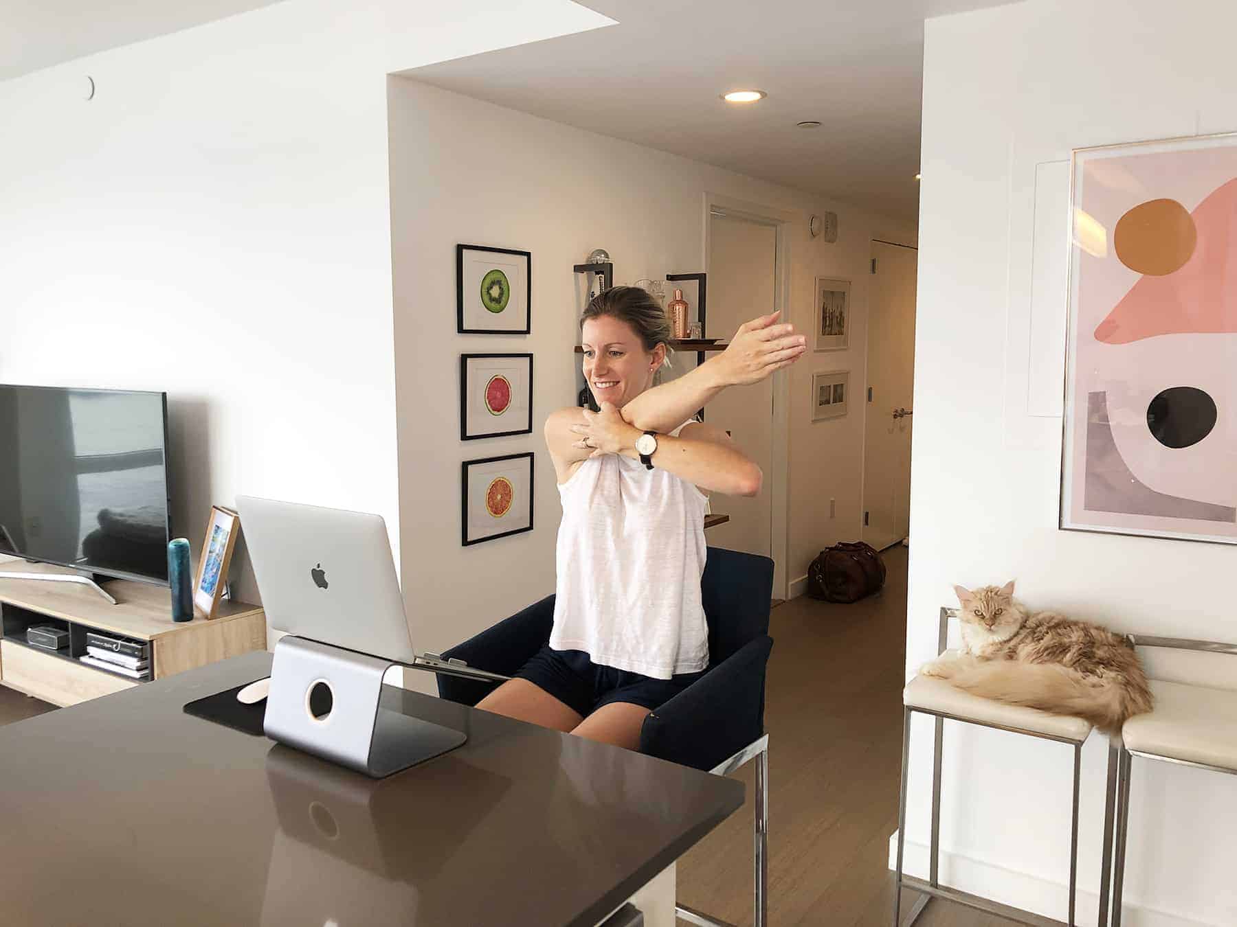 Stretches for desk workers