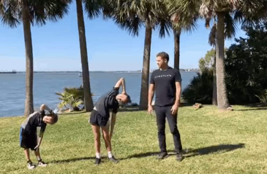 How to Stretch Your Partner & Kids